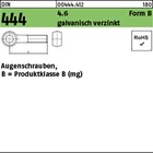 DIN 444 4.6 Form B galvanisch verzinkt Augenschrauben, Produktklasse B (mg) 