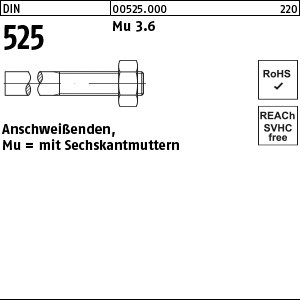 DIN 525 Mu 3.6 M 8 x 140/ 40 S