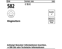 DIN 582 C 15 E Ringmuttern 