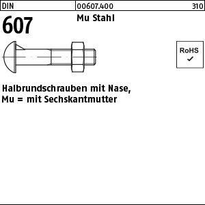 DIN 607 Mu St. M 8 x 20 S