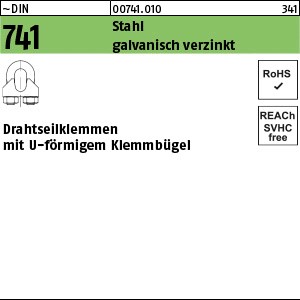 DIN 741 Stahl 3 mm / M 4 1/8 ähnl. DIN 741, gal Zn gal Zn S