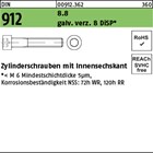 DIN 912 8.8 galv. verz. 8 DiSP Zylinderschrauben mit Innensechskant 