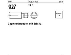 DIN 927 14 H Zapfenschrauben mit Schlitz 