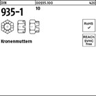 DIN 935-1 10 Kronenmuttern 