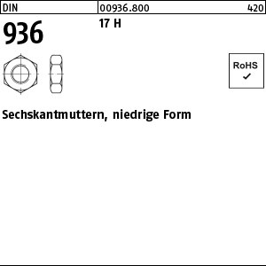DIN 936 17 H M 8 S