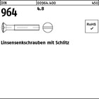 DIN 964 4.8 Linsensenkschrauben mit Schlitz 