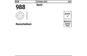 DIN 988 Stahl Passscheiben 
