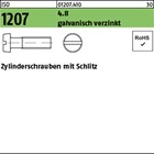 ISO 1207 4.8 galvanisch verzinkt Zylinderschrauben mit Schlitz 