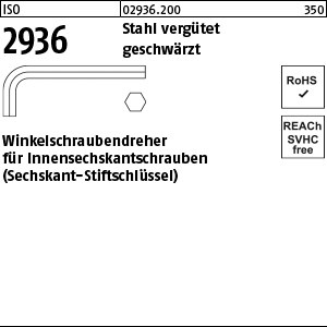 ISO 2936 Stahl SW 0,7 vergütet S