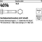 ISO 4014 8.8 Sechskantschrauben mit Schaft 