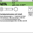 ISO 4014 8.8 galv. verz. 8 DiSP Sechskantschrauben mit Schaft 