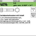 ISO 4014 8.8 galv. verz. 8 DiSP + SL Sechskantschrauben mit Schaft 