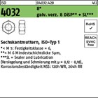 ISO 4032 8 galv. verz. 8 DiSP + SL Sechskantmuttern 