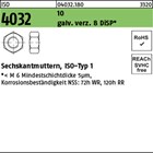 ISO 4032 10 galv. verz. 8 DiSP Sechskantmuttern, ISO-Typ 1 