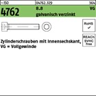 ~ISO 4762 8.8 VG galvanisch verzinkt Zylinderschrauben mit Innensechskant, mit V