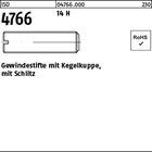 ISO 4766 14 H Gewindestifte mit Kegelkuppe, mit Schlitz