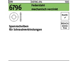 DIN 6796 Federstahl mechanisch verzinkt Spannscheiben für Schraubenverbindungen 