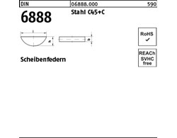 DIN 6888 Stahl C45+C Scheibenfedern 
