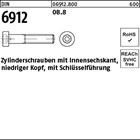 DIN 6912 08.8 Zylinderschrauben mit Innensechskant, niedriger Kopf, mit Schlüsse