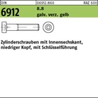 DIN 6912 08.8 galv. verz. gelb Zylinderschrauben mit Innensechskant, niedriger K