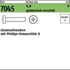 ISO 7045 4.8 H galvanisch verzinkt Linsenschrauben mit Phillips-Kreuzschlitz H