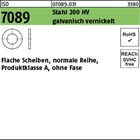ISO 7089 Stahl 200 HV galvanisch vernickelt Flache Scheiben, normale Reihe, Prod