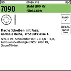 ISO 7090 Stahl 300 HV flZnL 480h (zinklamellenbesch.) Flache Scheiben mit Fase, 
