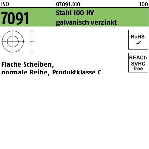 ISO 7091 Stahl 22 galv. verzinkt gal Zn S