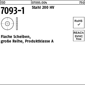 ISO 7093 -1 Stahl 200 HV 3 S
