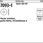 ISO 7093-1 Stahl 200 HV Flache Scheiben, große Reihe, Produktklasse A