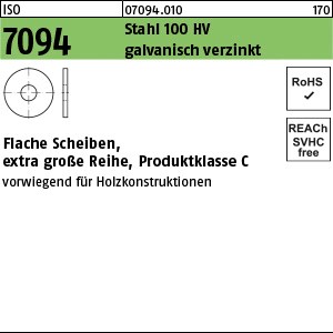 ISO 7094 Stahl 5 galv. verzinkt gal Zn S