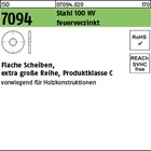 ISO 7094 Stahl 100 HV feuerverzinkt Flache Scheiben, extra große Reihe, Produktk