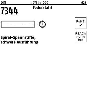 DIN 7344 Federstahl 1,5 x 14 S