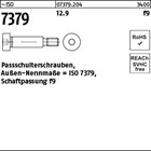 ~ISO 7379 12.9 f9 Pass-Schulterschrauben, Schaftpassung f9