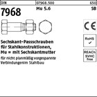 DIN 7968 Mu 5.6 SB Sechskant-Passschrauben für Stahlkonstruktionen, mit Sechskan