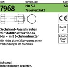 DIN 7968 Mu 5.6 SB feuerverzinkt Sechskant-Passschrauben für Stahlkonstruktionen