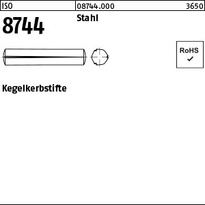 ISO 8744 Stahl 1,5 x 6 S