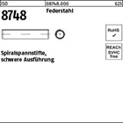 ISO 8748 Federstahl Spiralspannstifte, schwere Ausführung 