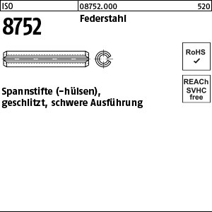 ISO 8752 Federstahl 1,5 x 6 S