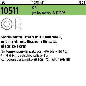 ISO 10511 04 M 4 gal Zn DiSP (Dickschichtpass.) gal ZnDi S