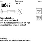 ISO 10642 08.8 Senkschrauben mit Innensechskant 