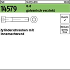 ISO 14579 8.8 galvanisch verzinkt Zylinderschrauben mit Innensechsrund 