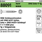 Artikel 88091 St. SPAX Seko-T-Tg Oberfläche WIROX SPAX Holzbauschrauben mit Spit