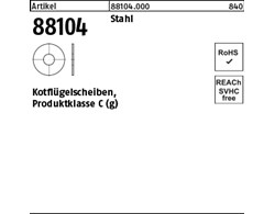 Artikel 88104 Stahl Kotflügelscheiben, Produktklasse C (g) 