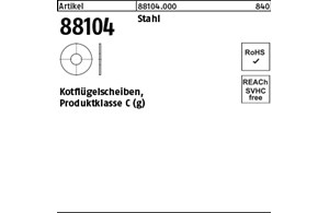 Artikel 88104 Stahl Kotflügelscheiben, Produktklasse C (g) 