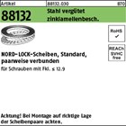 Artikel 88132 Stahl vergütet zinklamellenbesch. NORD-LOCK-Scheiben, Standard, pa