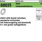 Artikel 88035 St. verg. zinklamellenbeschichtet HEICO-LOCK Kombi-Scheiben mit gr