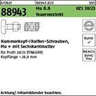 Artikel 88943 Mu 8.8 HZS 38/23 feuerverzinkt Hammerkopf-/Halfen-Schrauben, mit S