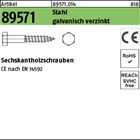 Artikel 89571 Stahl CE galvanisch verzinkt Sechskantholzschraube 