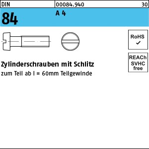 DIN 84 A 4 M 2 x 3 A 4 S